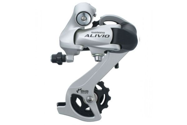 Переключатель задний ALIVIO RD-M410-NS, на 7/8 передач, серебр. ARDM410SGSNS