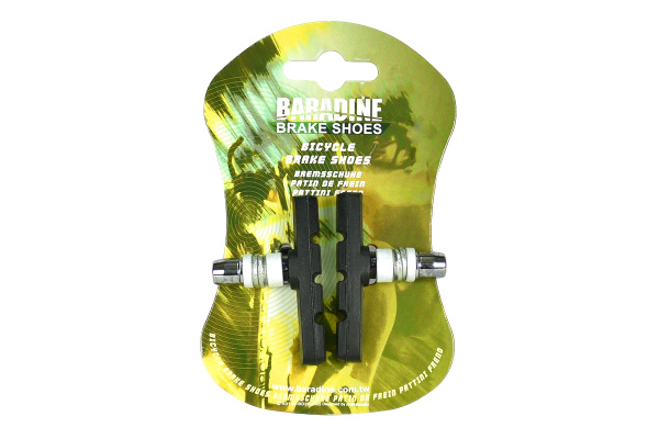 Колодки тормозные Baradine 948V, МТВ/BMX, 60мм, черные